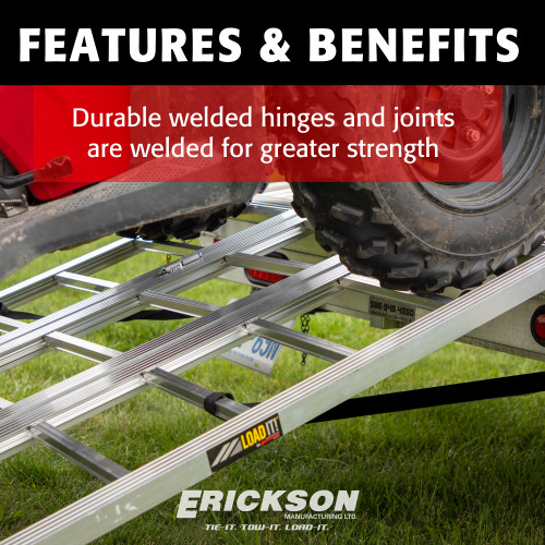 45"X69" Tri-Fold Aluminum Ramp 1500 Lb Max | 35407458