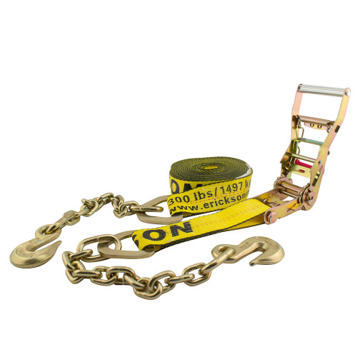 2"X30' 10,000 Lb Long Handle Ratchet W/ Chain Leads W/ Bonus Web Clamp Bulk | 35458727