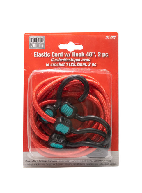 Elastic Cord w/Hook Set Tool Cache Red Table | TCT51487