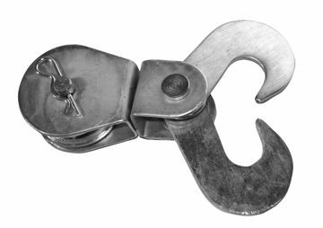 H.D. Double Hook Pulley Block 'Deuer' Type. Swivel. 2-1/2" | DYN55872