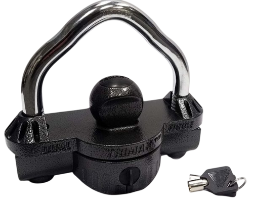 Deluxe Universal Die Cast Unattended Trailer Lock, & U-Lock 9/16" Dia. Shackle | TMXUMAX50D