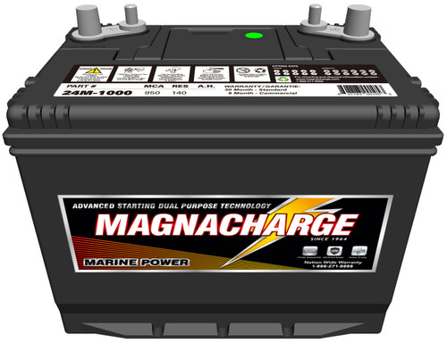 Marine Battery, BCI Group 24, CCA 950 | MAG24M-1000