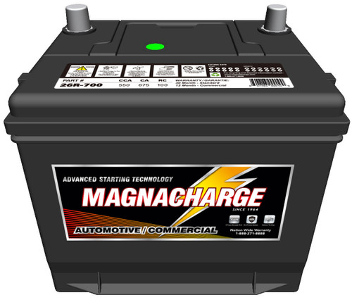 Battery, Top Terminal, BCI Group 21R, CCA 550 | MAG26R-700