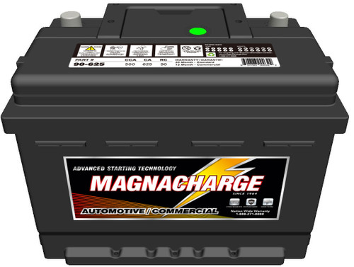 Battery, Top Terminal, BCI Group 90, CCA 500 | MAG90-625
