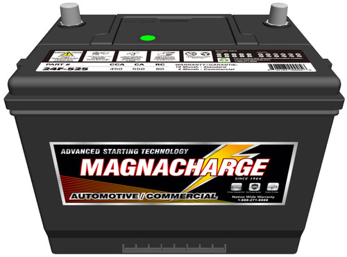 Battery, Top Terminal, BCI Group 24F, CCA 450 | MAG24F-525