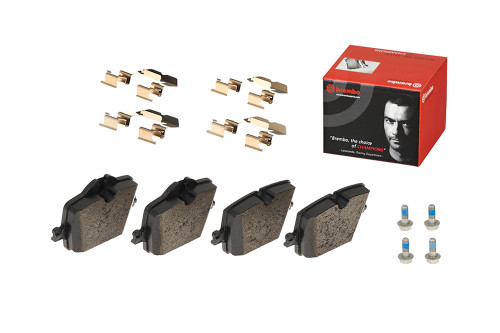 Premium Low-Met OE Equivalent Rear Disc Brake Pad Set | BBBP06114