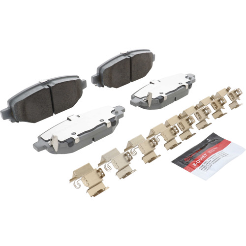 Premium NAO Ceramic OE Equivalent Rear Disc Brake Pad Set | BBBP37026N