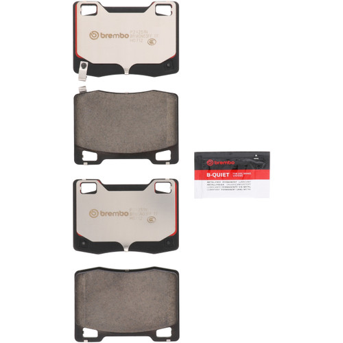 Rear Premium NAO Ceramic OE Equivalent Pad | BBBP24251N