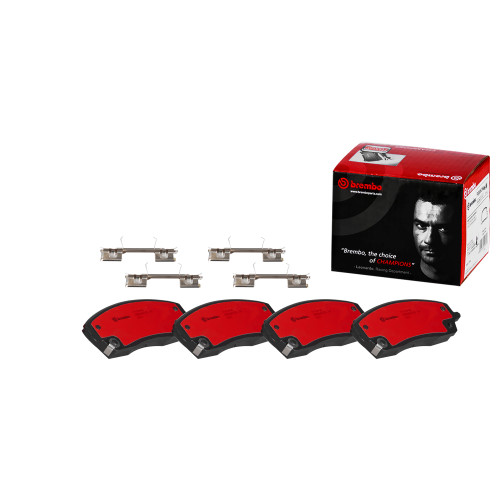 Premium NAO Ceramic OE Equivalent Front Brake Pad Set | BBBP11041N