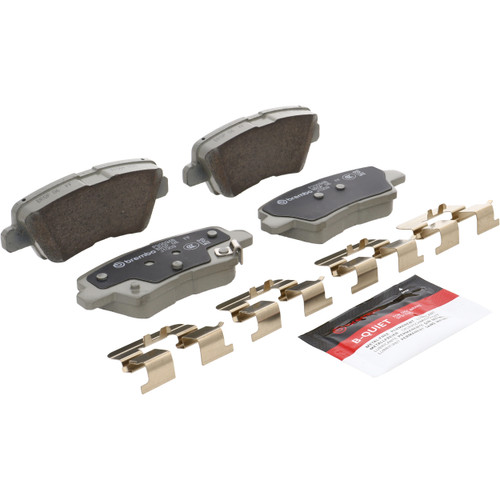 Premium NAO Ceramic OE Equivalent Rear Disc Brake Pad Set | BBBP30094N