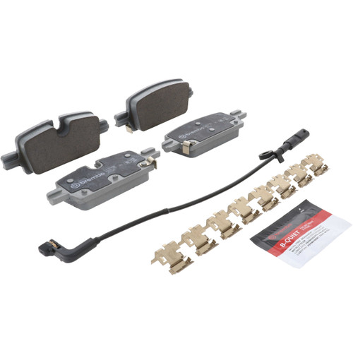 Premium NAO Ceramic OE Equivalent Rear Disc Brake Pad Set | BBBP10098N