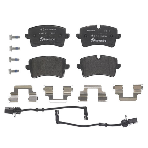 Premium Low-Met OE Equivalent Rear Disc Brake Pad Set | BBBP85119