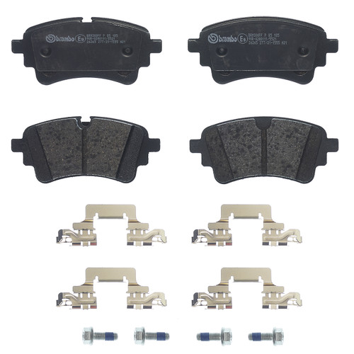 Premium Low-Met OE Equivalent Rear Disc Brake Pad Set | BBBP85185