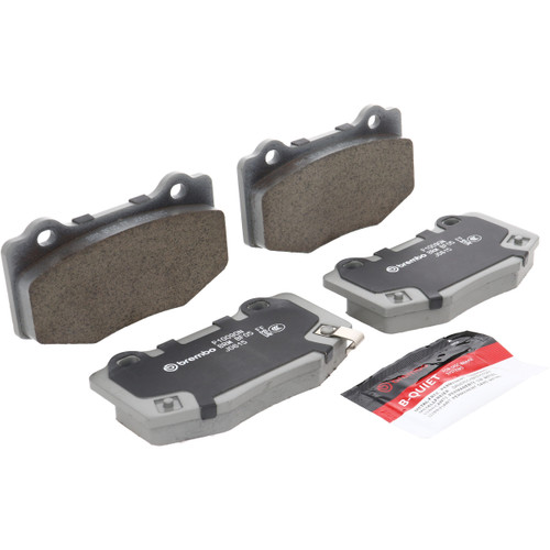 Premium NAO Ceramic OE Equivalent Rear Disc Brake Pad Set | BBBP10090N