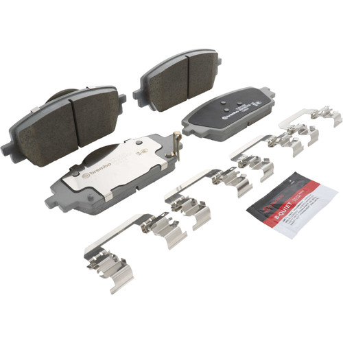 Premium NAO Ceramic OE Equivalent Front Brake Pad Set | BBBP30142N