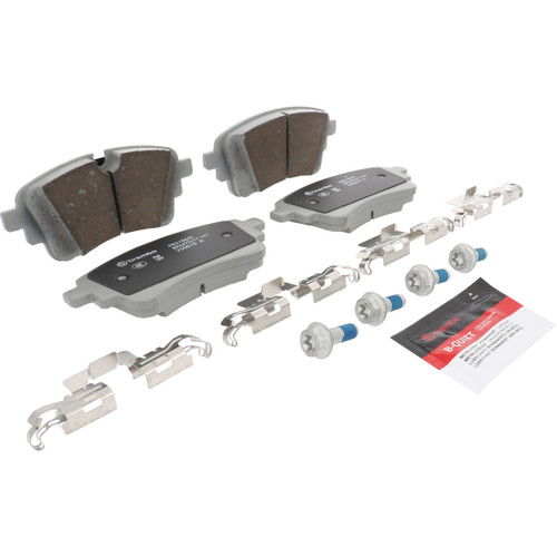 Premium NAO Ceramic OE Equivalent Rear Disc Brake Pad Set | BBBP85186N