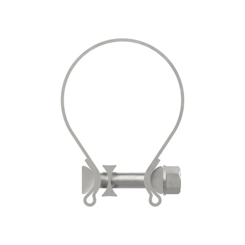 Exhaust Clamp 2" Stainless Narrow Band Clamp | WEX36554