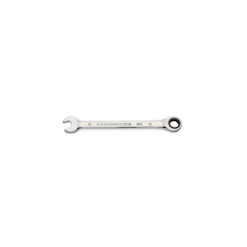 15mm 90-Tooth 12 Point Ratcheting Combination Wrench | APX86915