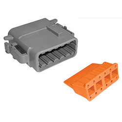 SET 2-Way Deutsch DTM Series Plug & Wedgelock | 1137920-91