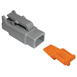 SET 2-Way Deutsch DTM Series Plug & Wedgelock | 1137910-91