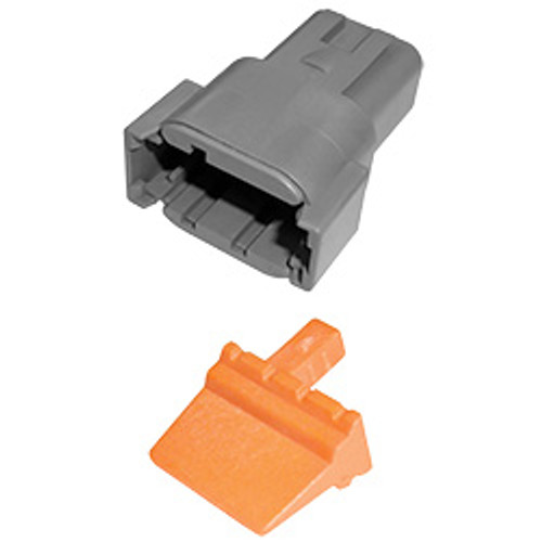 8-Way Deutsch DTM Series Receptacle & Wedgelock | 1137938-91