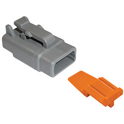 SET 3-Way Deutsch DTM Series Plug & Wedgelock | 1137912-91