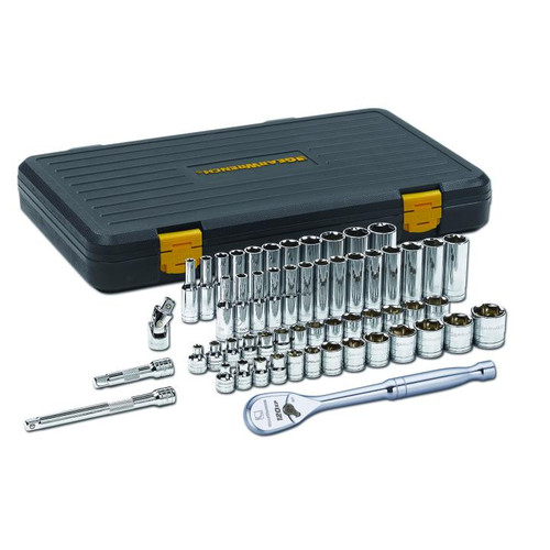 56 Piece 3/8" Drive 6 Point 120XP™ Standard & Deep SAE/Metric Mechanics Tool Set | APX80550P