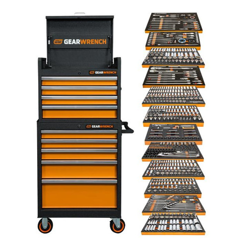 791 Piece MEGAMOD Master Mechanics Tool Set in Premium Modular Foam Trays with Tool Storage | APXMEGAMODPRO