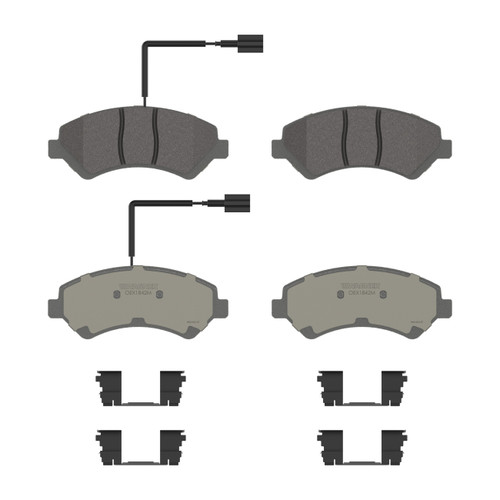 OEX Front Disc Brake Pad Set Premium Semi - Met | WAGOEX1842M