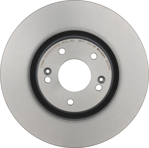 Premium Coated Vented Front Brake Rotor | BBB09.C245.11