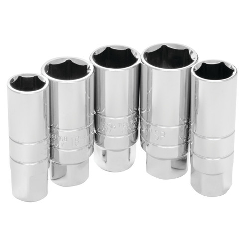 5 pc. 3/8" Dr. Spark Plug Socket Set, Metric & SAE | WILW30936