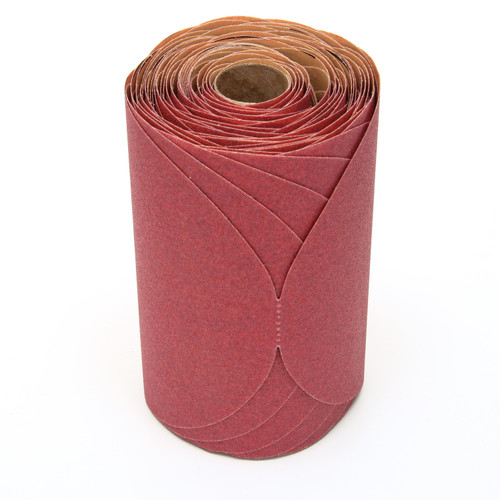 Red Abrasive Stikit Disc, 6 in, P120 grade | MMM01114