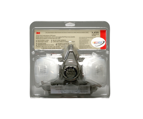 Dual Cartridge Respirator Packout, Organic Vapor/P95, Large | MMM07179