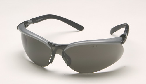 BX Protective Eyewear, Grey Anti-Fog Lens, Silver/Black Frame | MMM11381-00000-20