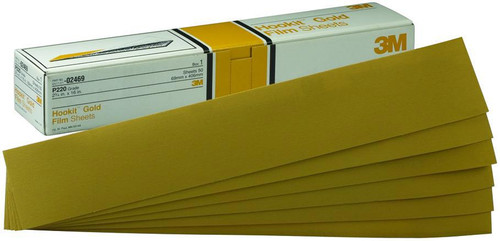 Hookit Gold Sheet, P120, 2-3/4 in x 16 in | MMM02473