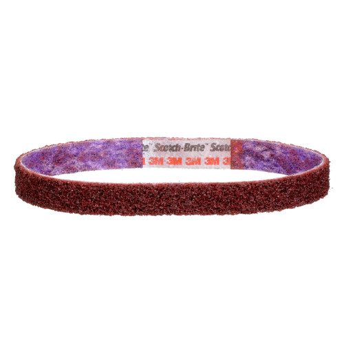 Scotch-Brite Durable Flex Low Stretch Belt, DF-BL, A/O Medium, 1/2 in x 18 in | MMM64458