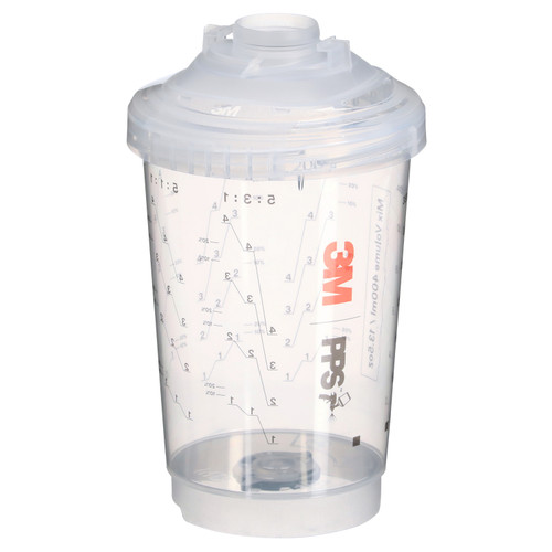 PPS Series 2.0 Vented Spray Cups Kit, Midi (13.5 fl oz, 400 ml), 200 Micron Filter | MMM26262