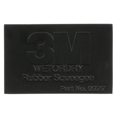 Wetordry Rubber Squeegee, 2-3/4 in x 4 1/4 in | MMM05517