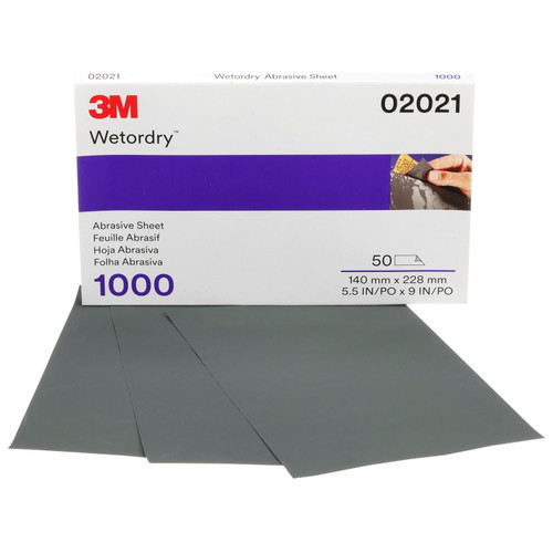 Wetordry Abrasive Sheet 401Q, 1000, 5 1/2 in x 9 in | MMM02021