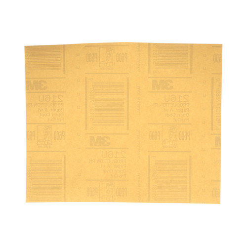 Gold Abrasive Sheet, P600 grade, 9 in x 11 in | MMM02537