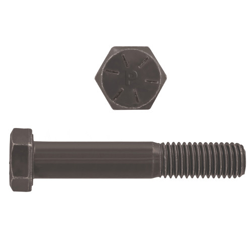 9/16"-12 x 4" Hex Head Cap Bolts Grade 8 UNC Bare Metal PT | 105077-638