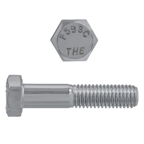 1/2"-13 x 2-1/2" Hex Head Cap Screws 18.8 Stainless Steel UNC PT | 1055000-588