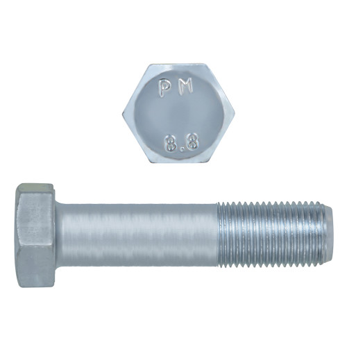 M18-1.50 x 90mm Metric Hex Head Cap Screws Class 8.8 Fine Zinc DIN960 PT | 105609-509