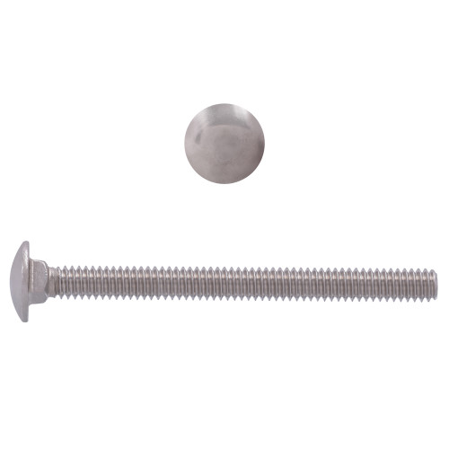 1/4"-20 x 3" Carriage Bolts 18.8 Stainless Steel UNC FT | 1055002-320