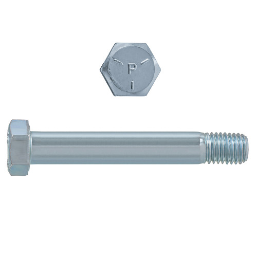 1"-8 x 8" Hex Head Cap Bolts Grade 5 UNC Zinc PT | 105075-820
