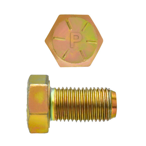 1/2"-20 x 3/4" Hex Head Cap Screws Grade 8 UNF Zinc-Yellow FT | 105080-577