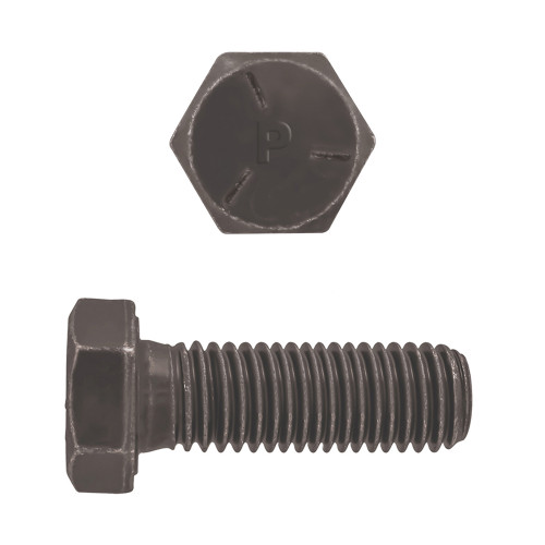 3/8"-16 x 1" Hex Head Cap Screws Grade 5 UNC Bare Metal FT | 105073-489