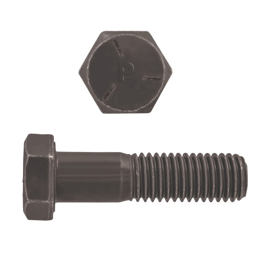 1/2"-13 x 2" Hex Head Cap Screws Grade 5 UNC Bare Metal PT | 105073-586