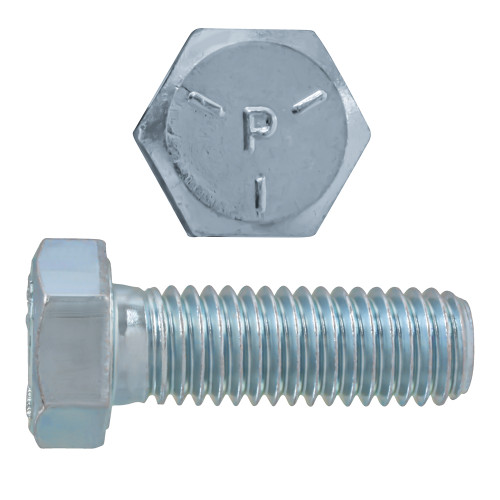 1/2"-13 x 1-1/2" Hex Head Cap Bolts Grade 5 UNC Zinc FT | 105075-583