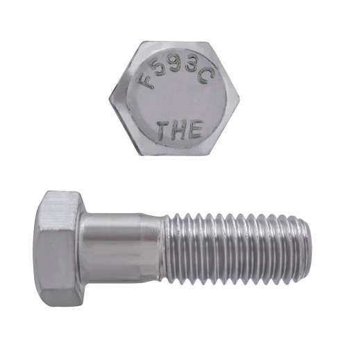 7/16"-14 x 2" Hex Head Cap Screws 18.8 Stainless Steel UNC PT | 1055000-541